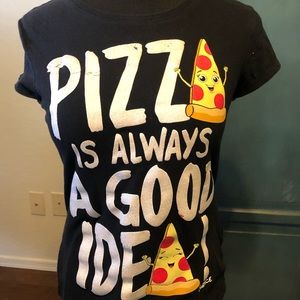 Girls pizza shirt